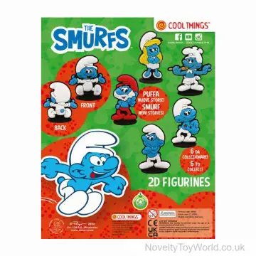 Smurfs Licensed 2D Figures - 50mm Vending Capsule