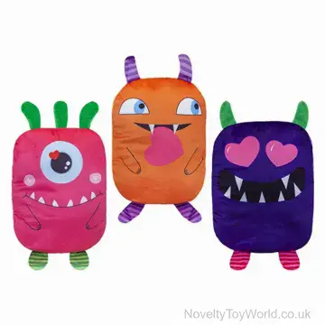 Snuggle Monsters Novelty Soft Toys - 3 Assorted (20cm)