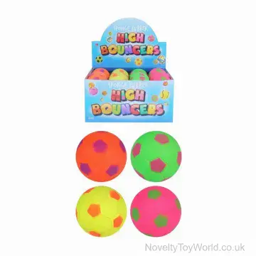 Soccer Football High Bounce Bouncy Balls (6cm)