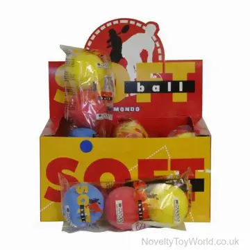 Soft Coloured Play Balls - Set of 3