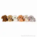 Soft Fluffy Dog Plush Toy - 23cm - 6 Assorted | Wholesale Soft Toys UK