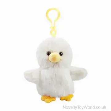 Soft Plush Chick Toy with Bag Clip (10cm)