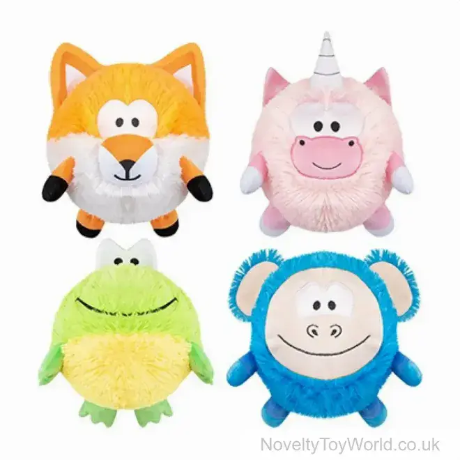 Soft Plush Happy Animal Ball - Inflatable (35cm) | Wholesale Gifts & Prizes