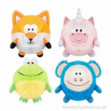Soft Plush Happy Animal Ball - Inflatable (35cm)