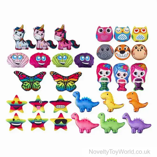 Soft Plush Toy Animal & Novelty Mix - Prize Every Time (14cm) | Bulk P.E.T.