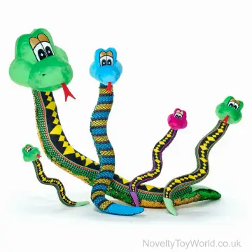Soft Plush Toy Multicolour Snakes (38cm)