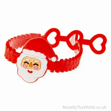 Soft Rubber Christmas Bracelet - 6 Assorted (19cm)
