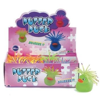 Soft Rubber Light Up Puffer Ducks (7cm)