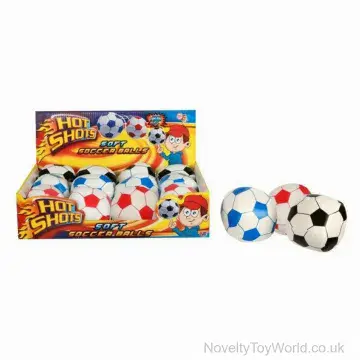 Soft Stitch Play Footballs Assorted (8cm)