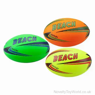 Soft Touch Rugby Play Sports Ball - 9 Assorted - Size 5