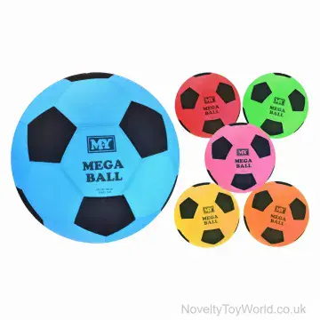 Soft Velour Mega Play Ball - 45cm - 6 Assorted