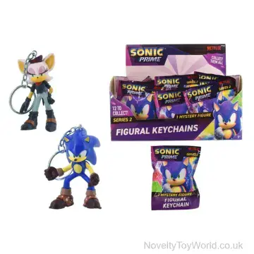 Sonic Prime Licensed Figure Keyring - 12 Assorted
