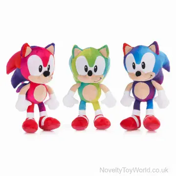 Sonic Zoom Sonic The Hedgehog Soft Plush Toy - 3 Assorted (30cm)