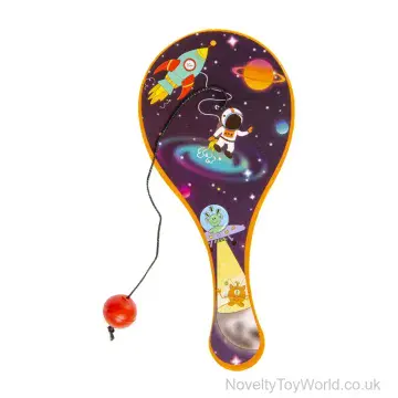 Space Paddle Bat & Ball For Party Bags (12.5cm)