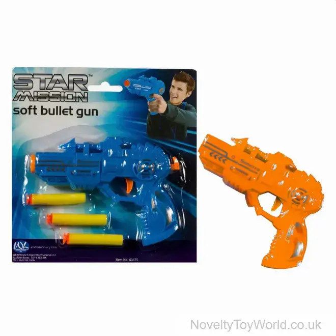 Wholesale | Space Star Soft Bullet Gun - Safe Kids Toy Weapon