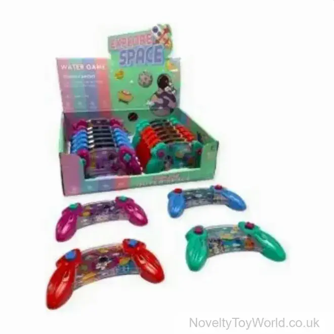 Space Theme Button Press Water Game - Assorted Colours | Novelty Toys