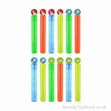 Space Themed Mini Bubble Tubes - Pack of 12 (4ml)