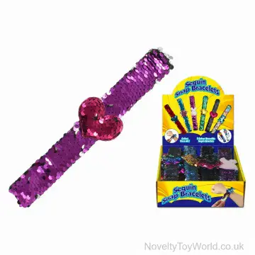 Sparkly Sequin Snap Bracelet For Girls