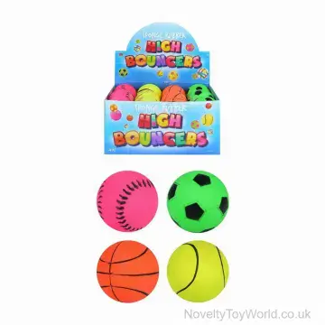 Sport Balls Rubber Bounce Balls Mix (6.2cm)