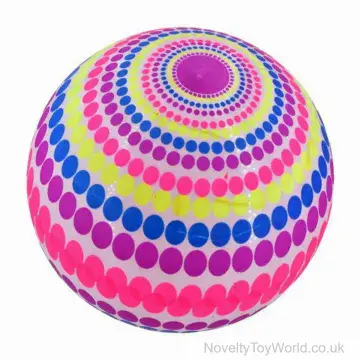 Spotted Rubber Football (22cm)