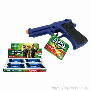 Spy Pistol Gun with Lights & Sound (19cm)