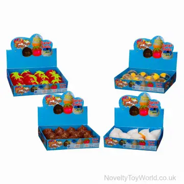 Squish Ball Egg, Poo, Tomato, Ice Cream - Joke Splat Ball