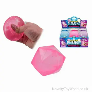 Squishy Diamond Gem Stress Ball - Boxed (6cm)