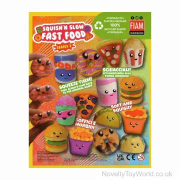 Squishy Fast Food Toy in 69mm Vending Capsule
