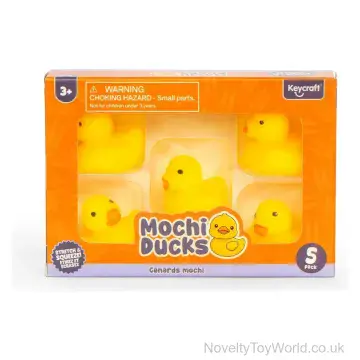 Squishy Mochi Ducks - Box of 5 (4cm)