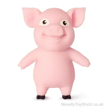 Squishy Pig Stress Toy - Stretch & Smash (7.5cm)