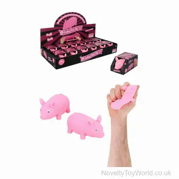 Squishy Pink Pig Stress Toy - Boxed (10cm)