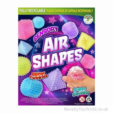 Squishy Polygon Sensory Toy - 55mm Vending Capsule