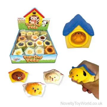 Squishy Pop Out Cats & Dogs Fidget (9cm)
