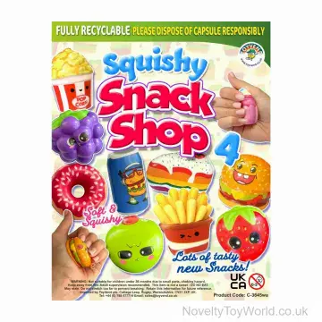 Squishy Snack Sensory Toy - 55mm Vending Capsule