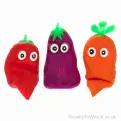 Squishy Vegetable Toy - 3 Assorted | Bulk Buy Stretch & Squish Toys