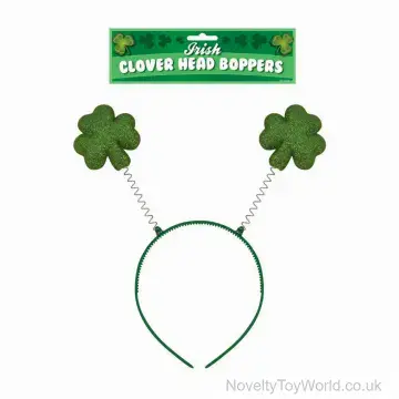 St. Patrick's Day Green Clover Headband - Universal Size