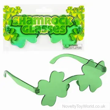 St. Patrick's Day Irish Shamrock Glasses - Adult