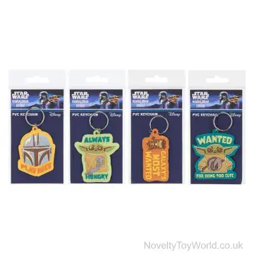 Star Wars The Mandalorian & Grogu Licensed Keyring - 4 Assorted