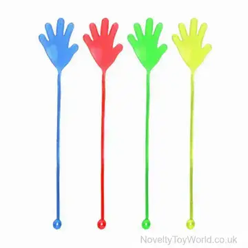 Sticky Stretchy Splat Hands - Assorted Colours
