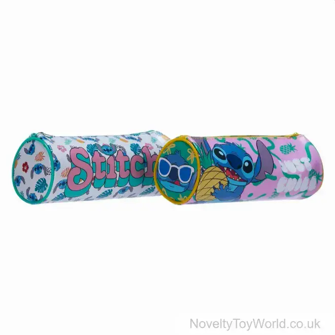 Stitch Movie Design Pencil Case - 2 Assorted | Wholesale Licensed Stationery