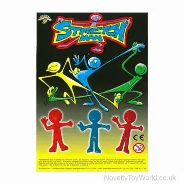 Stretch Man Novelty Rubber Stretchy Vending Capsule Toy (35mm)