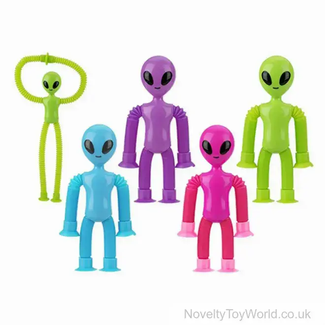 Stretchy Fidget Alien with Extendable Arms & Legs (15cm) | Wholesale