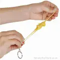 Stretchy Rubber Chicken Novelty Keyring (7cm) | Wholesale Joke Novelty Keyrings UK