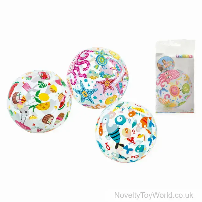 Bulk Buy Intex ® Beach Balls (50cm) | Wholesale Inflatables UK