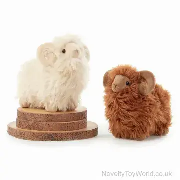 Super Fluffy Soft Plush Woolly Ram Toy (22cm)