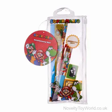 Super Mario 5 Piece Branded Stationery Set