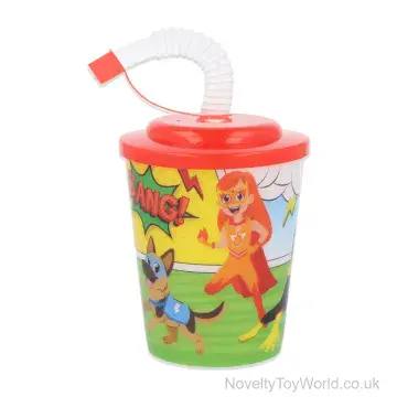 Superhero Cup With Lid - PVC (300ml)
