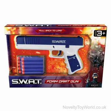 SWAT Team Foam Dart Gun with 10 Bullets (20cm)