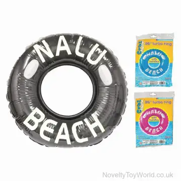 Swimming Pool Inflatable Tyre Ring with Handles (91cm)