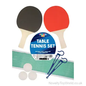 Table Tennis Set with Paddles, Balls & Net